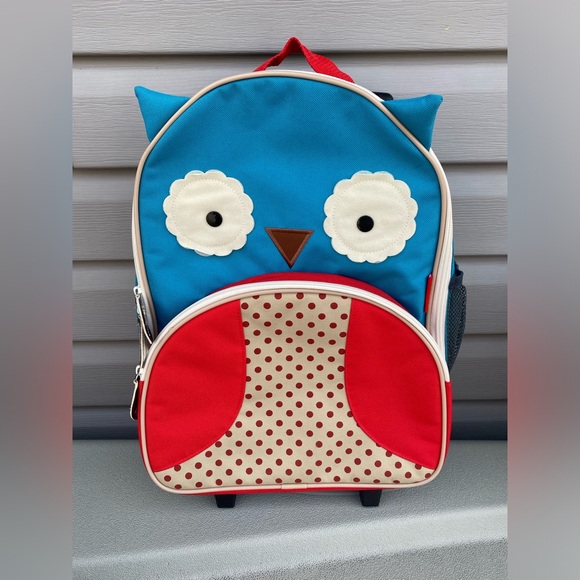 Skip Hoo Zoo Rolling Suitcase - Owl - Picture 2 of 12